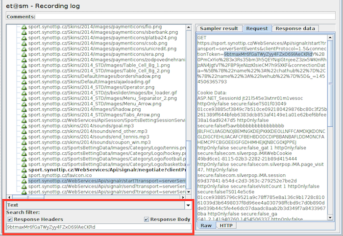 SmartMeter-io-recording-log-search