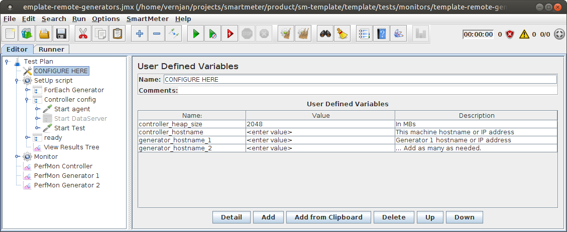 Monitor script example